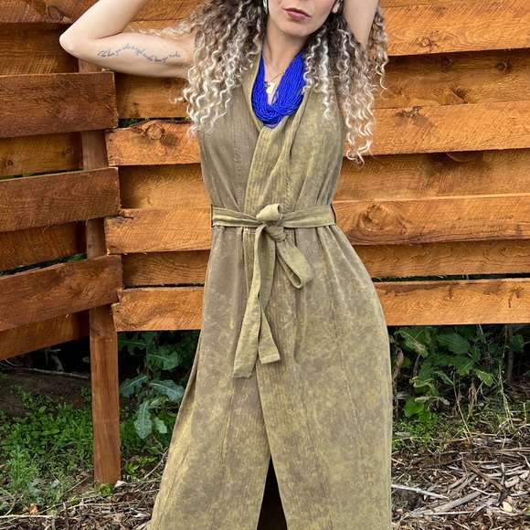 OSLKEN KIMONO DRESS – Organic Fabric - Tie Dye - Picture 6 of 9